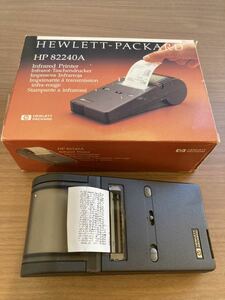 HP 82240A ヒューレットパッカード 小型赤外線プリンター Infrared Printer HEWLETT PACKARD 通電確認済 箱説明書あり