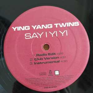 Ying Yang Twins / Say I Yi Yi - Alley　[Koch Records - KOC-SI-8404]