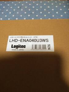 外付けハードディスク LHD-ENA040U3WS(新品)4TB ロジテック