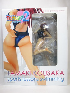 *BEAT* beet *ToHeart2*tu Heart *1/6 direction slope . physical training . industry ( pool compilation )*TAMAKI KOUSAKA sports lessons swimming*[ navy blue swimsuit * figure ]