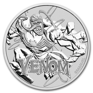 [ written guarantee * capsule with a self-starter ] 2020 year ( new goods )tsu bar [ma- bell *venom] original silver 1 ounce silver coin 