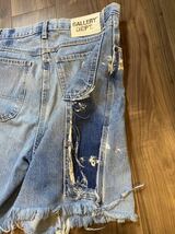 【GALLERY DEPT. 】Carpenter Short , カーペンター デニム ショートパンツ 再構築 SIZE : 33 supreme kith_画像7