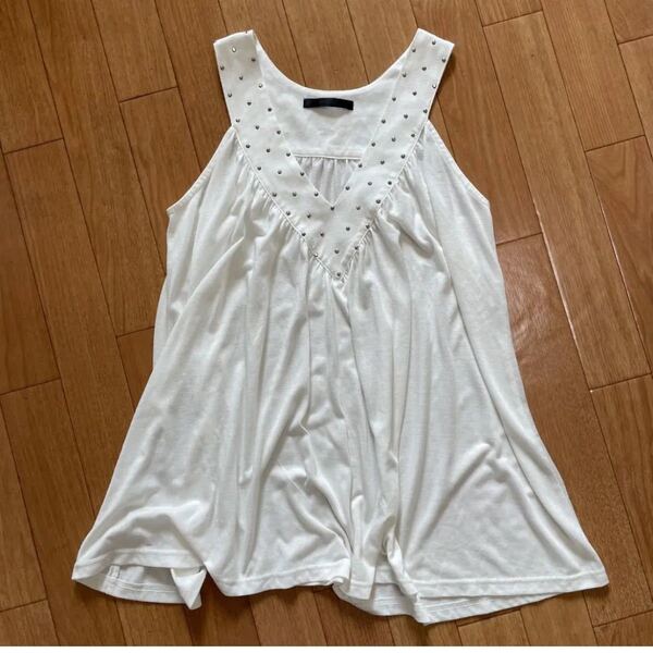 美品 moussy タンクトップ チュニック M S マウジー