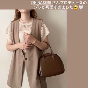 しまむら hina ジレ ベージュ LL
