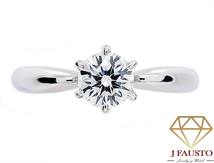 ミキモト★超美品★ＰＴ９５０ ダイヤモンド 立爪リング ０．３１７ｃｔ_画像1