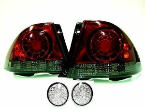 トヨタ アルテッツァ 10系 LED スモーク コンビ テールランプ ＆ トランク テール 左右 テールライト リア リヤ ゲート 送料無料