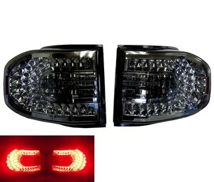 トヨタ FJクルーザー リア LED オールスモーク テールランプ サイドリフレクター付 フルスモーク 左右 セット リアテール ライト 送料無料