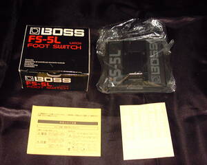 美品 BOSS FS-5L ラッチフットスイッチ　検Roland Fender Gibson Marshall ORANGE Mesa Boogie FREE THE TONE ESP KORG CAJ CAE 