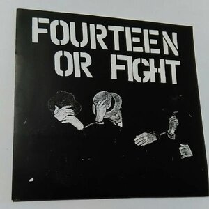 ◎ Fourteen Or Fight EP punk シカゴHC アナログ 7inch レコード