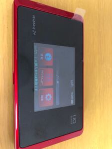 UQ WiMAX 2+ Speed Wi-Fi NEXT WX05 ソニックレッド