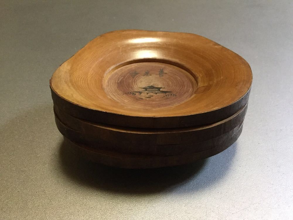 未使用】3段 木製 重箱 会津塗 漆器 目黒廣太謹製 天然木 現状品 食器