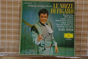 4LP-BOX　モーツァルト：歌劇「フィガロの結婚」/ベーム～ベルリン・ドイツ・オペラO；プライ、フィッシャー・ディスカウ、マティスほか