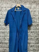 美品 1960s Wrangler BLUE BELL オールインワン ツナギ カバーオール つなぎ ブルーベル ラングラー M 38-40 50s ヴィンテージ 半袖_画像5