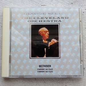 CD ベートーヴェン 交響曲 第4番 第8番 ジョージ・セル クリーヴランド管 32DC 214