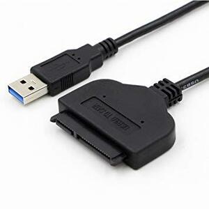 ブラック Homefunny SATA-USB 3.0 変換アダプタ 2.5インチ HDD SSD など 専用 (ブラック)