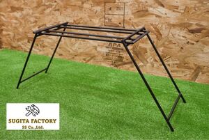 ※オーダー製作可※アイアンレッグ ロストル セット ハンドメイド アイアンラック 焚き火台 使用高さ32cm