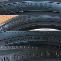 クレンツェ ウィーバル 20インチ 8.5J +36 PCD114.3 ヨコハマBluEarth RV-02 245/40R20 2019年第6週 アルファード ヴェルファイア_画像7