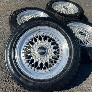 BBS RS174 メッシュ 16インチスタッドレスタイヤホイール 215/55R16 16x7J +33 PCD114.3 5穴 φ73mm 手渡大歓迎 スーパーRS SUPER-RS