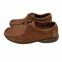 W'148 clarks クラークス ワラビーシューズ レザーシューズ メンズ 7 約 25cm ブラウン 本革_画像2