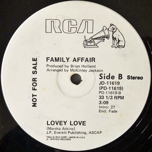 【Disco 12】Family Affair / You Can't Fight Love