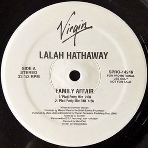 【90's 12】Lalah Hathaway / Family Affair 