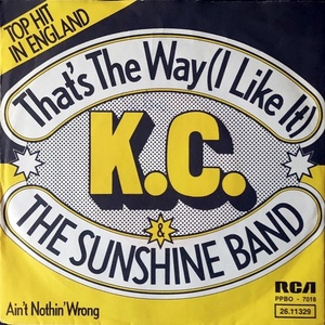 【Disco & Soul 7inch】KC & The Sunshine Band / That's The Way.