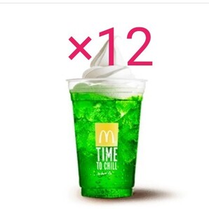 マクドナルド ドリンク×12