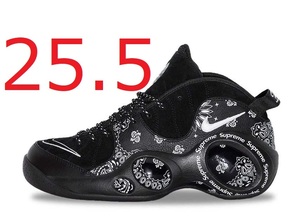 SUPREME × NIKE AIR ZOOM FLIGHT 95 SP BLACK 25.5cm シュプリーム ナイキ エア ズーム フライト ブラック 国内黒タグ 25.5cm 新品未使用