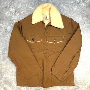 Carhartt カーハート 【men163J】 60s 70s Duck Pile Lined Jacket SCOVILL ボアジャケット ワーク デッドストック ダック地 AG