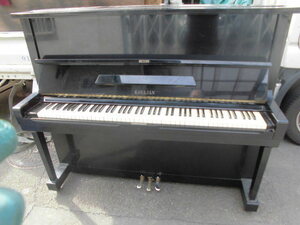 カラヤンピアノ・国産 １型 黒塗り・内部・機械は確り保証付き 電子ピアノ並みの価格　　