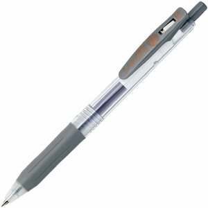 ゼブラ ジェルボールペン サラサクリップ 0.3 グレー 10本 B-JJH15-GR