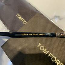 正規品 新品 トムフォード TF807 FT0807 01A メガネ サングラス tomford 目鏡 ブラック 黒_画像3