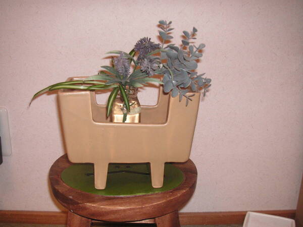 花器 陶器 生け花 送料無料