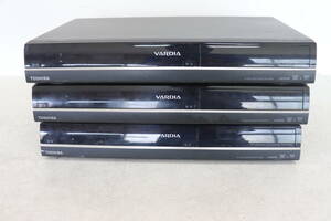 Y12/369 TOSHIBA 東芝 VARDIA RD-E305K DVD/HDDレコーダー 2010年製 3台セット HDD録画再生OK 現状品