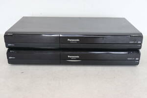 Y12/370 Panasonic パナソニック DIGA DVD/HDDレコーダー DMR-XE100/DMR-XP12 2台セット 現状品