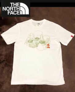 ■レア■新品保管品■THE NORTH FACE■ザ・ノースフェイス■刺繍Tシャツ■100%オーガニックコットン■Lサイズ