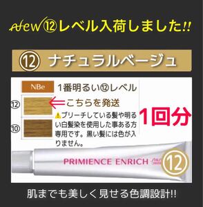 プリミエンス ヘアカラー 【資生堂 白髪染め イルミナカラー アディクシー ムラシャン オキシ同梱割有】12ベージュお試し