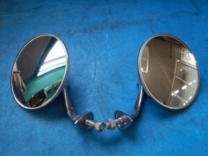  used Fiat 500 110F LUCAS fender mirror left right set 59061049-LH 59061047-RH ( shelves 3122-4-204)