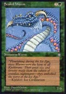 011357-002 IA/ICE 甲鱗のワーム/Scaled Wurm 英1枚