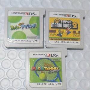 newスーパーマリオブラザーズ2 ヨッシーnewアイランド マリオテニス 3DSソフト 3DS