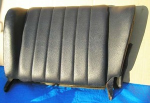 69-77 годы Porsche 911 912 912E 930 оригинальный задние сидения с одной стороны один .PORSCHE OEM SEAT BACKS чёрный натуральная кожа супер редкий 