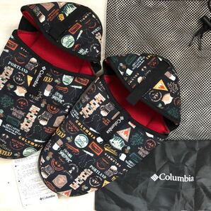 コロンビア ネステント モック COLUMBIA ブラックキャンプ スリッポン 25-26cm 収納袋付き アウトドア キャンプ