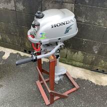 再出品 HONDA ホンダ 2馬力 船外機 BZBF 平成16年8月製造 ホンダ 船外機 BF2D 始動確認済！_画像3