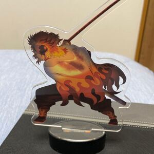 鬼滅の刃 煉獄杏寿郎 アクリルスタンド 光る 心を燃やせ