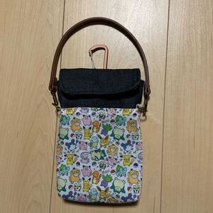 ハンドメイドスマホポーチ、携帯ケース