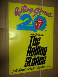 映画パンフレット レッツ・スペンド・ザ・ナイト・トゥゲザー ローリング・ストーンズ The Rolling Stones　ハル・アシュビー　Hal Ashby
