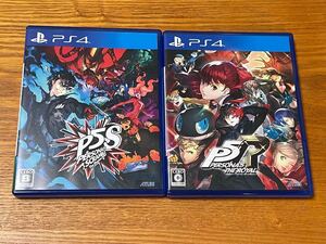 PS4 ペルソナ5 ザ・ロイヤル & ペルソナ5 スクランブル セット