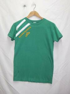 CHAMPION チャンピオン 70’S バータグ 半袖Tシャツ M 緑 USA製