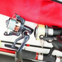 SHIMANO 日新 ALPHA TACKLE など 釣り竿6点 リール2点 おまとめ ロッドケース付き/160_画像5