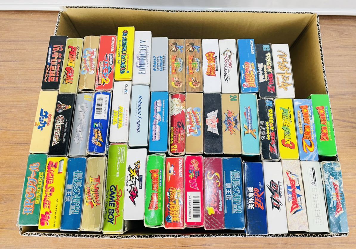非常に高い品質空箱のみ スーパーファミコン空箱セット カートリッジ